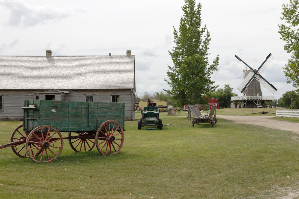 Skansen w Steinbach, Kanada Skansen w Steinbach, Manitoba, Kanada