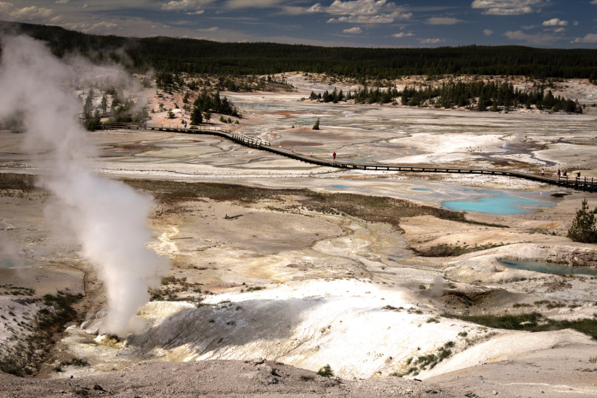 Park Narodowy Yellowstone, Wyoming, Stany Zjednoczone Park Narodowy Yellowstone, Wyoming, Stany Zjednoczone